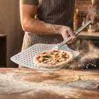 Burngiorno ausziehbarer 12"-Pizzaschieber aus Aluminium