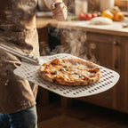 Burngiorno ausziehbarer 16"-Pizzaschieber aus Aluminium